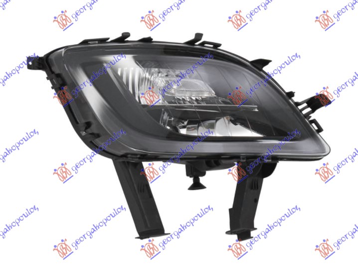 FOG LAMP BLACK (TYC)