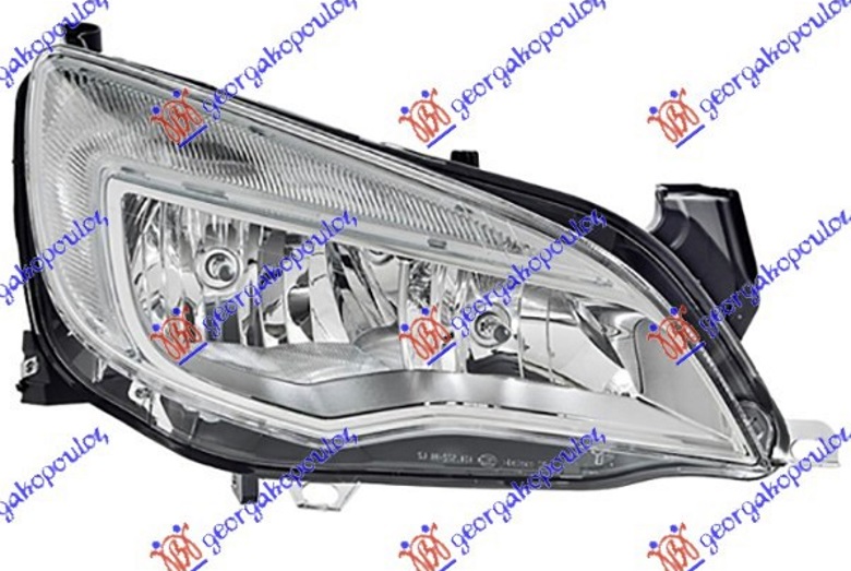 HEAD LAMP ELECTRICAL CHROME (TYC)