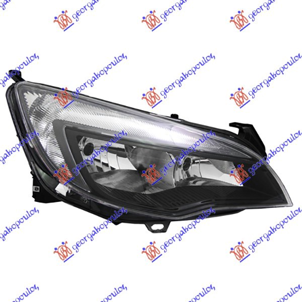 HEAD LAMP ELECTRICAL BLACK (E) (DEPO)