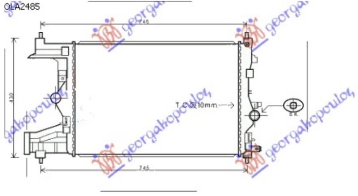 ΨΥΓΕΙΟ 1.4-1.6 TURBO ΒΕΝΖ (58x39,5) MHXA (KOYO)