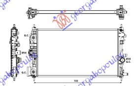 RADIATOR 2.0 CDTi AUTOMATIC (680x390) (NRF)