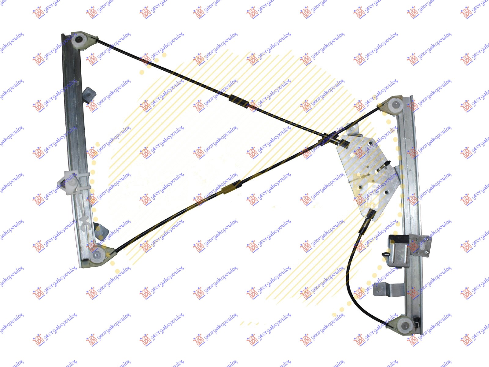 FRONT WINDOW REGULATOR ELECTRICAL 3D (W/O MOTOR)