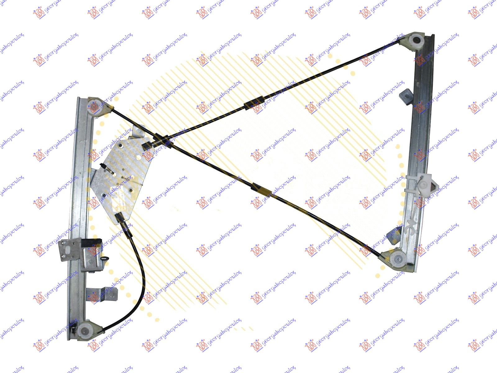 FRONT WINDOW REGULATOR ELECTRICAL 3D (W/O MOTOR)