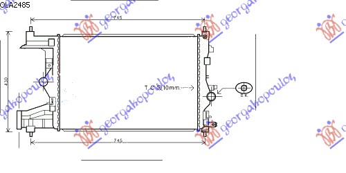 ΨΥΓΕΙΟ 1.4-1.6 TURBO ΒΕΝΖ (58x39,5) MHXA