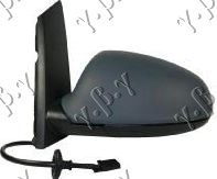 DOOR MIRROR ELECTRICAL HEATED FOLDABLE PRIMED (A QUALITY) (ASPHERICAL GLASS)