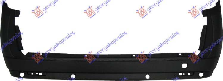 REAR BUMPER (DOUBLE T. GATE) W/PDS