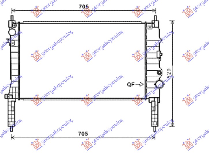 ΨΥΓΕΙΟ 1.4 16v TURBO ΒΕΝΖΙΝΗ ΜΗΧΑΝΙΚΟ (620x360x26)