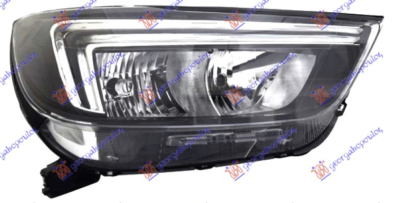 HEAD LAMP ELECTRIC (H/7/HB3) W/LED DRL (E) (TYC)