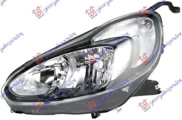 HEAD LAMP ELECTRIC W/LED DRL (HELLA)