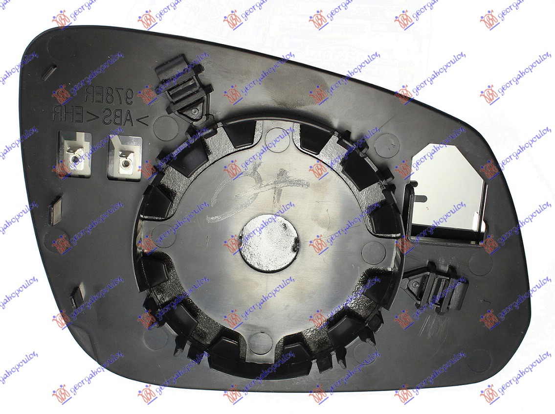 DOOR MIRROR GLASS HEATED (CONVEX GLASS)