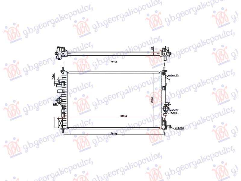 ΨΥΓΕΙΟ 2.0 ΠΕΤΡΕΛΑΙΟ ΜΗΧΑΝΙΚΟ (680x396x26) (VALEO)