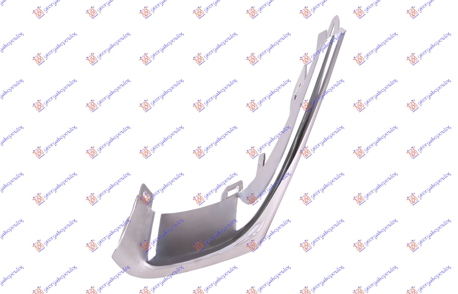 FRONT BUMPER GRILLE MOULDING CHROME