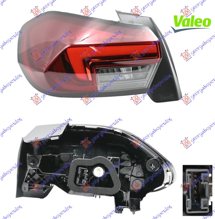 ΦΑΝΟΣ ΠΙΣΩ ΕΞΩ LED (VALEO)