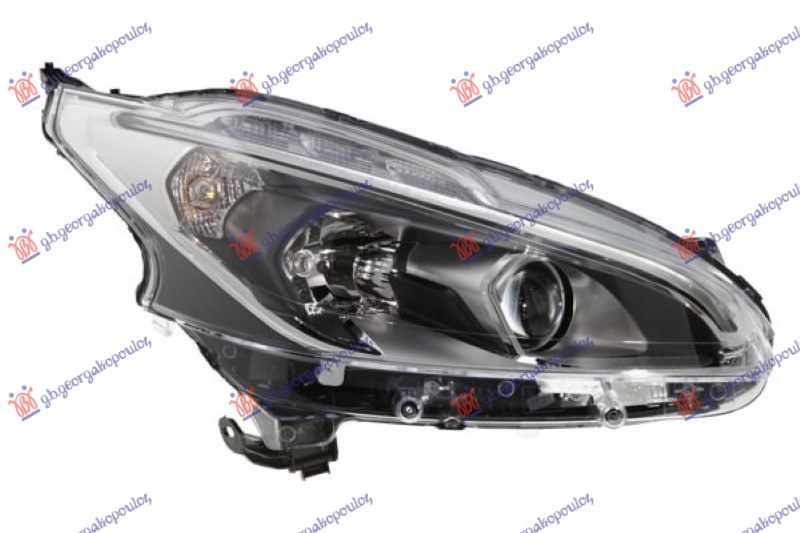 HEAD LAMP LED W/LED DRL 18- (VALEO)