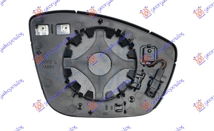 ΚΡΥΣΤΑΛΛΟ ΚΑΘΡΕΦΤΗ ΘΕΡΜΑΙΝΟΜΕΝΟ (ΜΕ BLIS) (2 +2 PIN)(CONVEX GLASS)