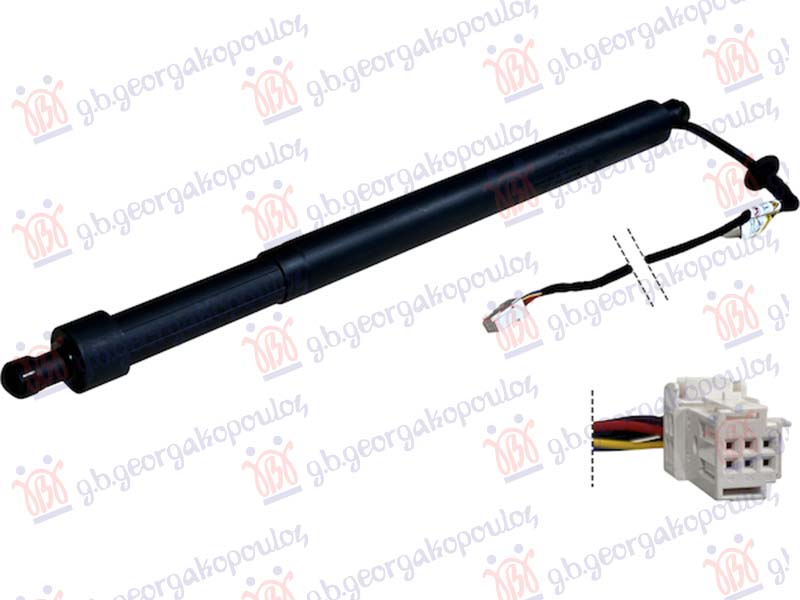 GAS SPRING TAIL GATE ELECTRIC (W/AUTOMATIC CLOSING) (6 PIN)