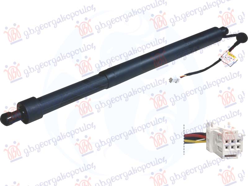 GAS SPRING TAIL GATE ELECTRIC (S.W) (W/AUTOMATIC CLOSING) (6 PIN)