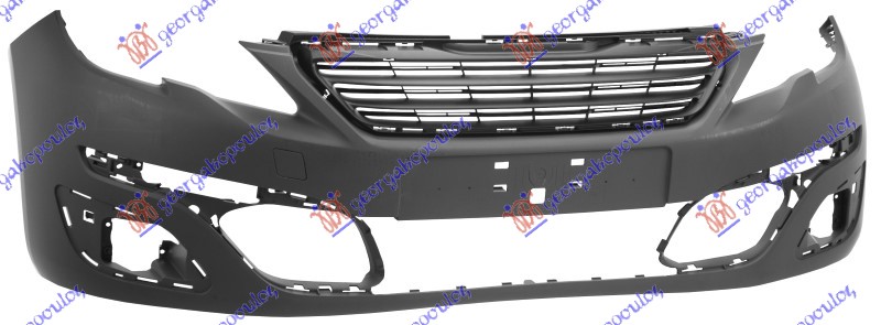 FRONT BUMPER PRIMED (WITH FOG LAMP HOLE)