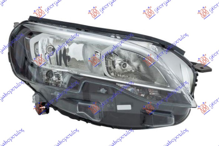 HEAD LAMP ELETRIC (H7/H1) (W/MOTOR) (HELLA)