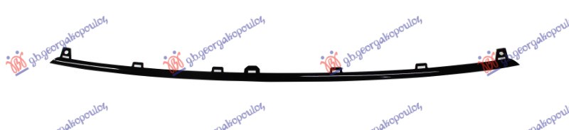 FRONT BUMPER GRILLE MOULDING LOWER BLACK