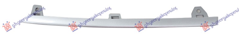 FRONT BUMPER GRILLE MOULDING MIDDLE SILVER LOWER (W/ACC)