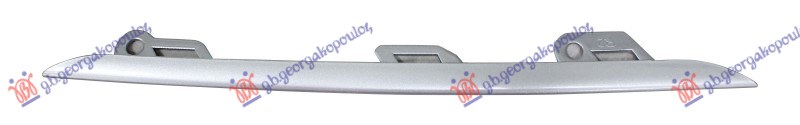 FRONT BUMPER GRILLE MOULDING SIDE LOWER SILVER
