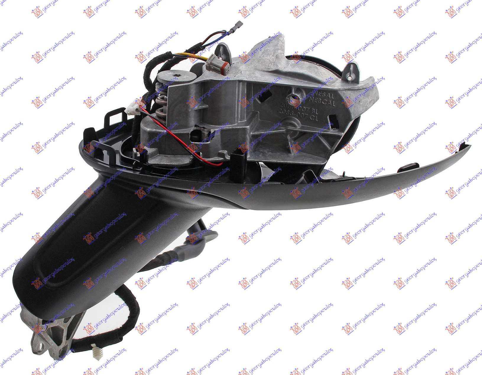 DOOR MIRROR (ONLY BODY) EL. HEAT. FOLD. W/LAMP & F.LAMP & L.ASSIST & A.DIMMING (A QUALITY)