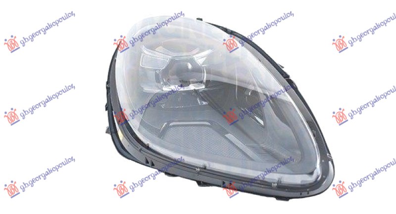 ΦΑΝΟΣ ΕΜΠΡΟΣ FULL LED (PDLS) ΜΑΥΡΟ (Ε) (MARELLI)