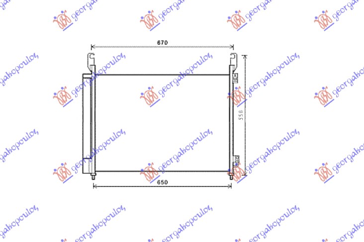 ΨΥΓΕΙΟ A/C 2,0DCi-2,5i -16V (63x45,2x16)