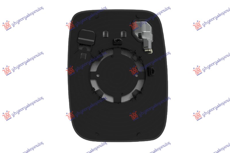DOOR MIRROR GLASS HEATED (ASPHERICAL GLASS)