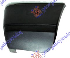 REAR BUMPER END MAT-BLACK