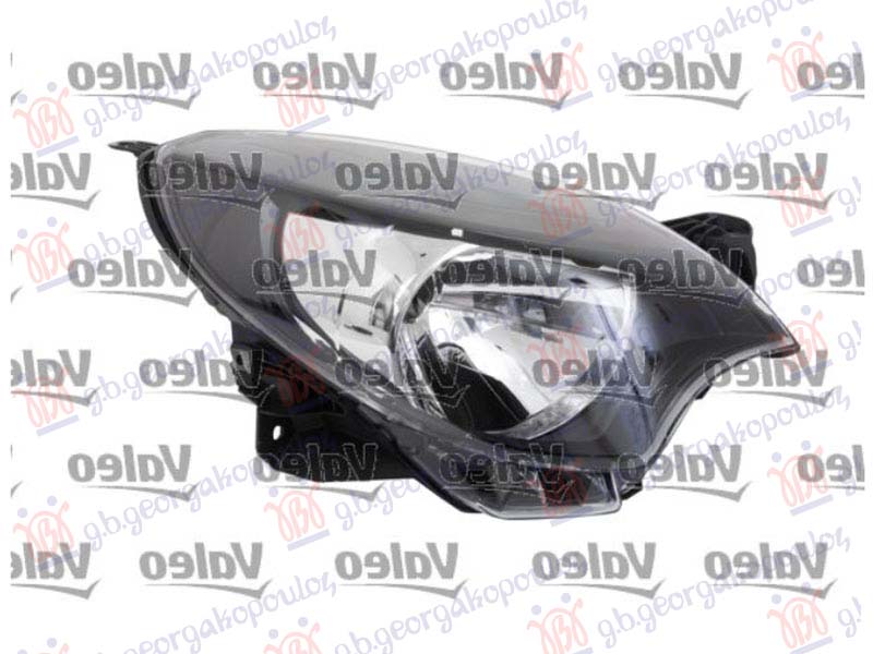 ΦΑΝΟΣ ΕΜΠΡΟΣ ΗΛΕΚΤΡΙΚΟΣ ΜΑΥΡΟΣ (VALEO)