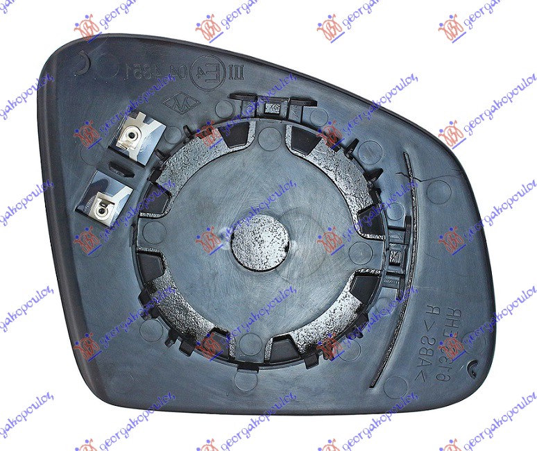 DOOR MIRROR GLASS HEATED (ASPHERICAL GLASS)