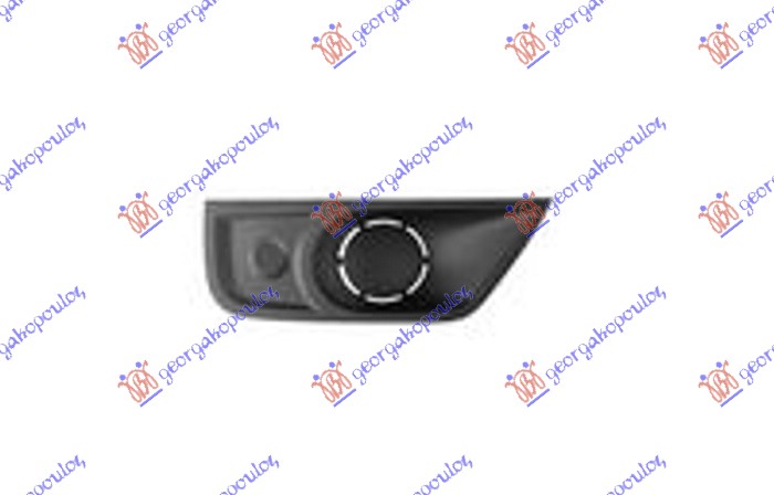 FRONT BUMPER GRILLE WITH & W/O FOG L. HOLE