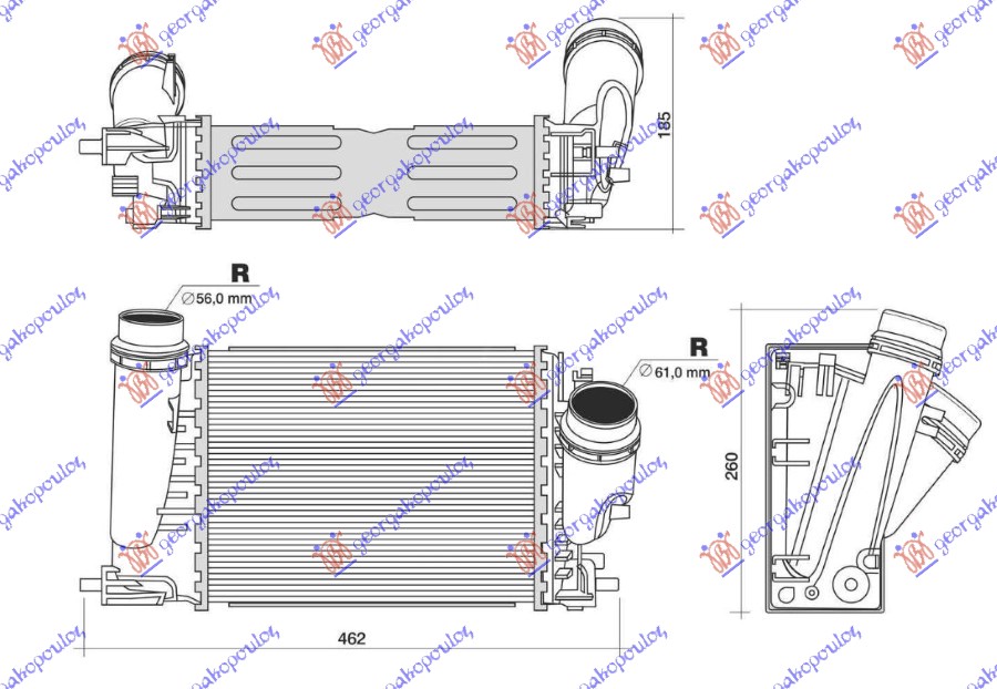 ΨΥΓΕΙΟ INTERCOOLER 1.6 DCI ΠΕΤΡΕΛΑΙΟ (282x217)