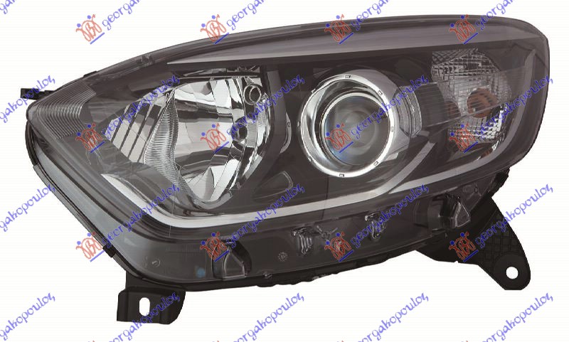 HEAD LAMP WCHROME MOULD (MARELLI)