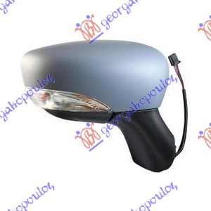 DOOR MIRROR ELECTRICAL HEATED PRIMED (W/SIDE LAMP & SENSOR) (A QUALITY) (CONVEX GLASS)
