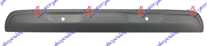 REAR BUMPER MOULDING LOWER SILVER (W/PDS)