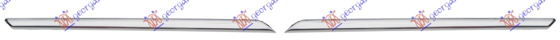 GRILLE MOULDING CHROME (SET)