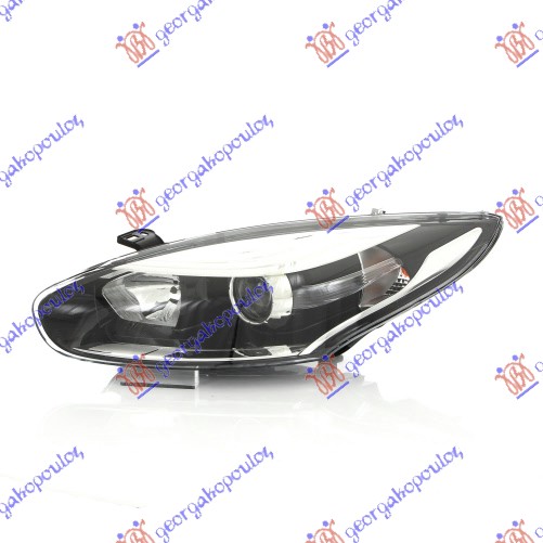 HEAD LAMP ELECT. CHROME (E) (W/MOTOR) (DEPO)