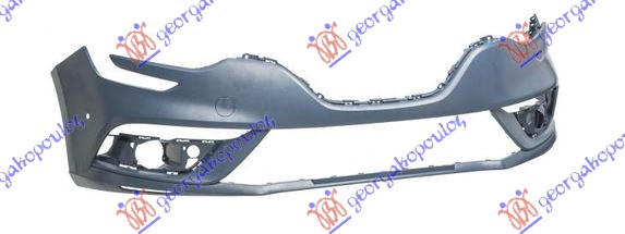 FRONT BUMPER PRIMED (W/2 PDC) (A QUALITY)