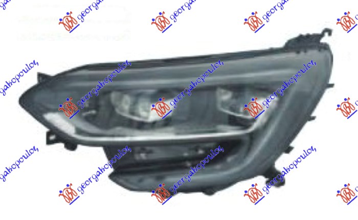 ΦΑΝΟΣ ΕΜΠΡΟΣ FULL LED ΜΑΥΡΟ (E) (TYC)