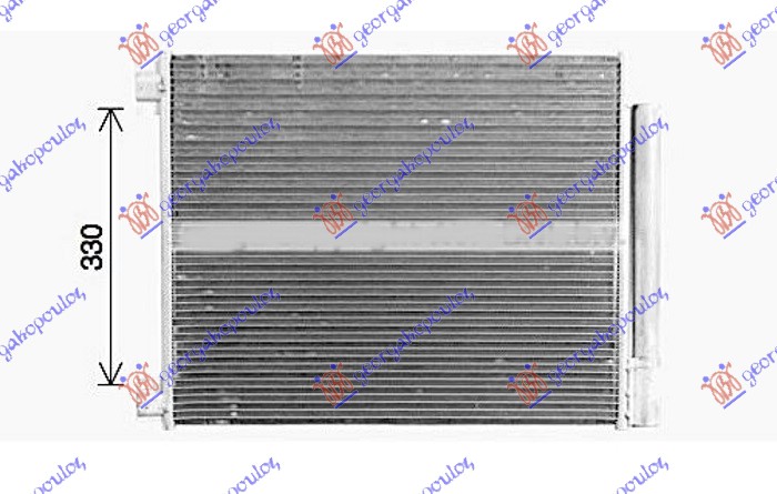 ΨΥΓΕΙΟ A/C ΓΙΑ ΌΛΑ ΒΕΝΖΙΝΗ/ΠΕΤΡΕΛΑΙΟ (564x438x12) (MARELLI)