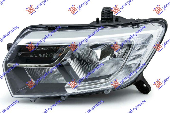 HEAD LAMP ELECT. W/LED DRL (E) (DEPO)