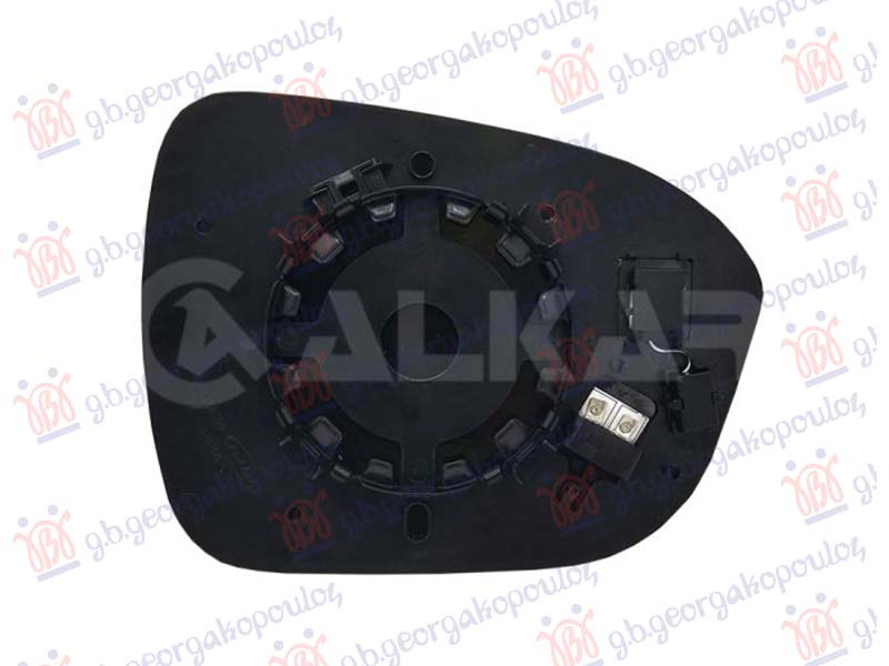 DOOR MIRROR GLASS HEATED (W/BLIS) (4Pin) (ASPHERICAL GLASS)
