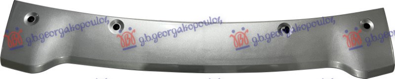 FRONT BUMPER MOULDING LOWER SILVER 10-