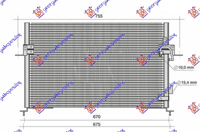 ΨΥΓΕΙΟ A/C 4.0 ΒΕΝΖΙΝΗ - 2.5 ΠΕΤΡΕΛΑΙΟ (670x411x16)