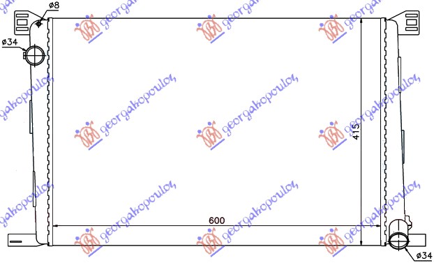 ΨΥΓΕΙΟ 1.4-1.6i16V ΒΕΝ +/-AC (60x42)