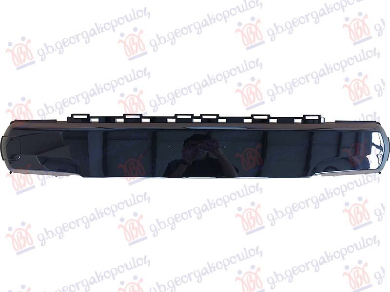 FRONT BUMPER GRILLE MOULDING GLOSS BLACK (S)
