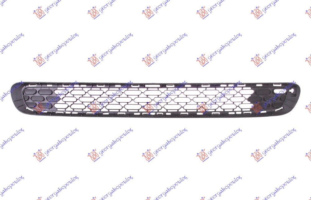 FRONT BUMPER GRILLE LOWER (CHROME LINE) (WITH CHROME MOULDING HOLES)